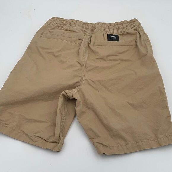 Vans boys size large khaki chino elastic waist summer shorts - Picture 7 of 7